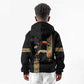 Ethiopia Saba Kemis Kid Hoodie Lion Of Judah Black Color
