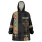 Ethiopia Saba Kemis Kid Wearable Blanket Hoodie Lion Of Judah Black Color