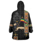 Ethiopia Saba Kemis Kid Wearable Blanket Hoodie Lion Of Judah Black Color