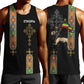 Ethiopia Saba Kemis Men Tank Top Lion Of Judah Black Color