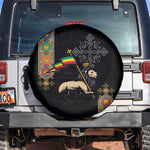 Ethiopia Saba Kemis Spare Tire Cover Lion Of Judah Black Color