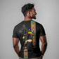 Ethiopia Saba Kemis T shirt Lion Of Judah Black Color