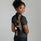Ethiopia Saba Kemis Women Polo Shirt Lion Of Judah Black Color
