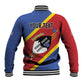 Personalized Happy Swaziland National Flag Day Baseball Jacket Nguni Shield Flag Style - African Pattern