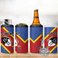 Personalized Happy Swaziland National Flag Day 4 in 1 Can Cooler Tumbler Nguni Shield Flag Style - African Pattern