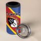 Personalized Happy Swaziland National Flag Day 4 in 1 Can Cooler Tumbler Nguni Shield Flag Style - African Pattern