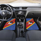 Personalized Happy Swaziland National Flag Day Car Mats Nguni Shield Flag Style - African Pattern