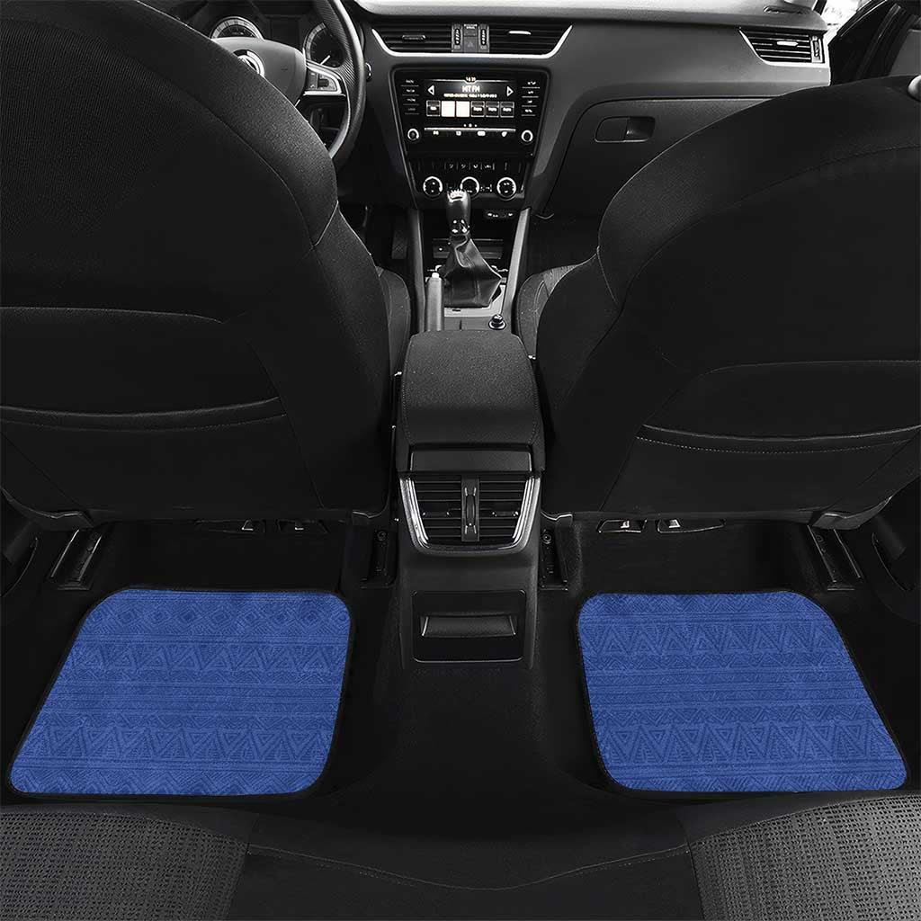 Personalized Happy Swaziland National Flag Day Car Mats Nguni Shield Flag Style - African Pattern