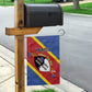 Personalized Happy Swaziland National Flag Day Garden Flag Nguni Shield Flag Style - African Pattern