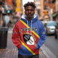 Personalized Happy Swaziland National Flag Day Hoodie Nguni Shield Flag Style - African Pattern