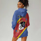 Personalized Happy Swaziland National Flag Day Hoodie Dress Nguni Shield Flag Style - African Pattern