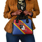 Personalized Happy Swaziland National Flag Day Shoulder Handbag Nguni Shield Flag Style - African Pattern