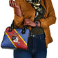 Personalized Happy Swaziland National Flag Day Shoulder Handbag Nguni Shield Flag Style - African Pattern