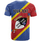 Personalized Happy Swaziland National Flag Day T shirt Nguni Shield Flag Style - African Pattern