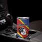 Personalized Happy Swaziland National Flag Day Tumbler Cup Nguni Shield Flag Style - African Pattern
