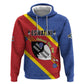 Personalized Happy Swaziland National Flag Day Zip Hoodie Nguni Shield Flag Style - African Pattern