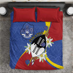 Umbuso weSwatini Bedding Set Nguni Shield Edelweiss Flower
