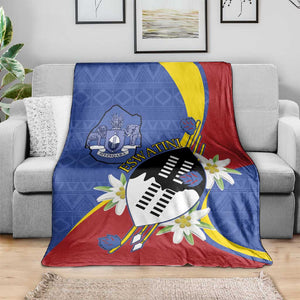 Umbuso weSwatini Blanket Nguni Shield Edelweiss Flower