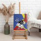Umbuso weSwatini Canvas Wall Art Nguni Shield Edelweiss Flower