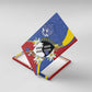 Umbuso weSwatini Canvas Wall Art Nguni Shield Edelweiss Flower