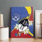 Umbuso weSwatini Canvas Wall Art Nguni Shield Edelweiss Flower