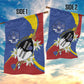 Umbuso weSwatini Garden Flag Nguni Shield Edelweiss Flower