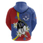 Umbuso weSwatini Hoodie Nguni Shield Edelweiss Flower
