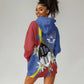 Umbuso weSwatini Hoodie Dress Nguni Shield Edelweiss Flower