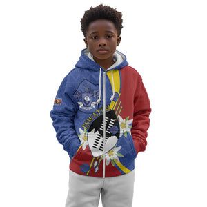 Umbuso weSwatini Kid Hoodie Nguni Shield Edelweiss Flower