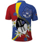 Umbuso weSwatini Polo Shirt Nguni Shield Edelweiss Flower