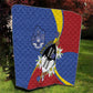 Umbuso weSwatini Quilt Nguni Shield Edelweiss Flower