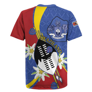 Umbuso weSwatini Rugby Jersey Nguni Shield Edelweiss Flower