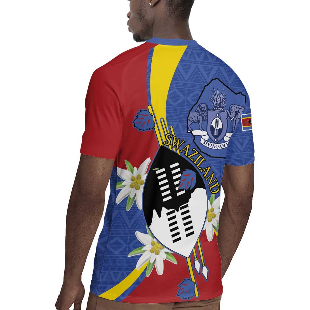 Umbuso weSwatini Rugby Jersey Nguni Shield Edelweiss Flower