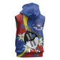 Umbuso weSwatini Sleeveless Hoodie Nguni Shield Edelweiss Flower - African Pride