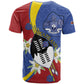 Umbuso weSwatini T shirt Nguni Shield Edelweiss Flower