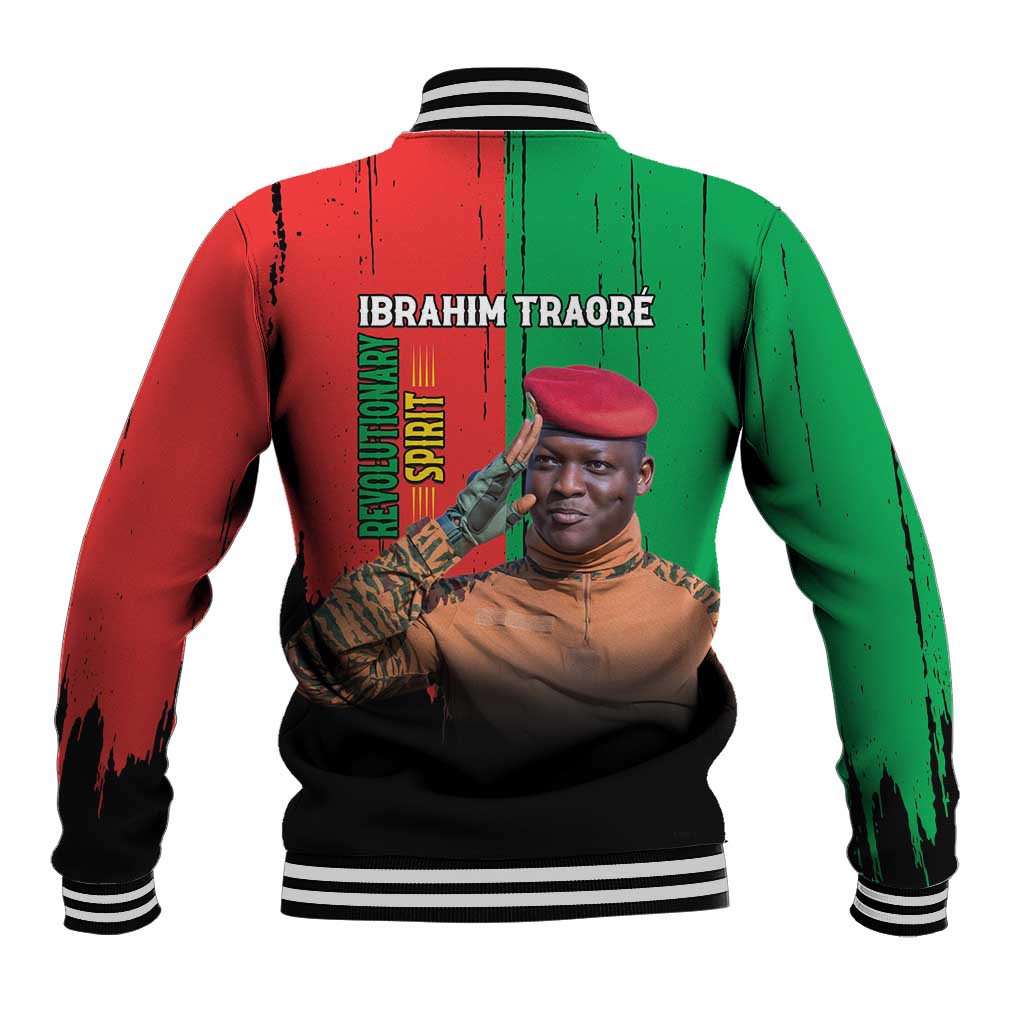 Faso Rises Our Soil Our Rules Baseball Jacket Ibrahim Traore Revolutionary Spirit