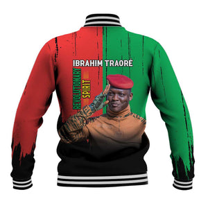 Faso Rises Our Soil Our Rules Baseball Jacket Ibrahim Traore Revolutionary Spirit