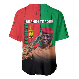 Faso Rises Our Soil Our Rules Baseball Jersey Ibrahim Traore Revolutionary Spirit