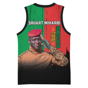 Faso Rises Our Soil Our Rules Basketball Jersey Ibrahim Traore Revolutionary Spirit - African Pride