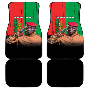 Faso Rises Our Soil Our Rules Car Mats Ibrahim Traore Revolutionary Spirit