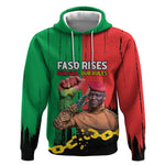 Faso Rises Our Soil Our Rules Hoodie Ibrahim Traore Revolutionary Spirit