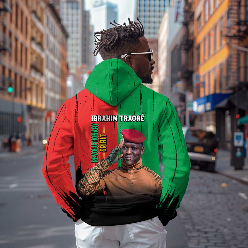 Faso Rises Our Soil Our Rules Hoodie Ibrahim Traore Revolutionary Spirit