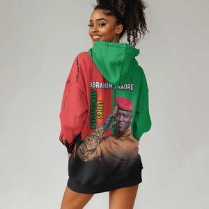 Faso Rises Our Soil Our Rules Hoodie Dress Ibrahim Traore Revolutionary Spirit