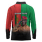 Faso Rises Our Soil Our Rules Long Sleeve Polo Shirt Ibrahim Traore Revolutionary Spirit
