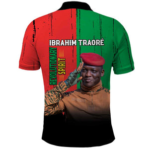Faso Rises Our Soil Our Rules Polo Shirt Ibrahim Traore Revolutionary Spirit