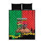 Faso Rises Our Soil Our Rules Quilt Bed Set Ibrahim Traore Revolutionary Spirit