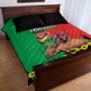 Faso Rises Our Soil Our Rules Quilt Bed Set Ibrahim Traore Revolutionary Spirit