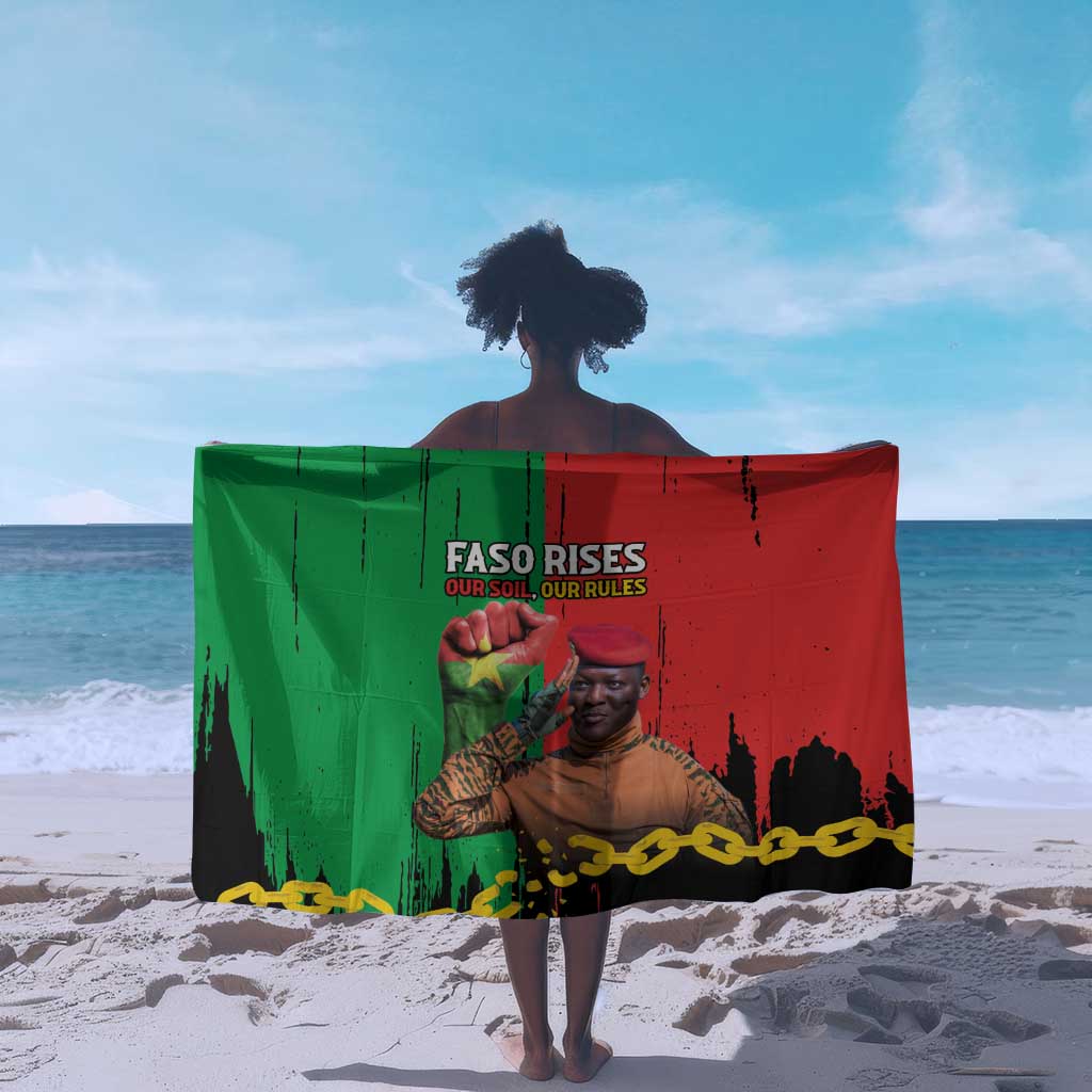 Faso Rises Our Soil Our Rules Sarong Ibrahim Traore Revolutionary Spirit