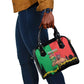 Faso Rises Our Soil Our Rules Shoulder Handbag Ibrahim Traore Revolutionary Spirit