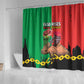 Faso Rises Our Soil Our Rules Shower Curtain Ibrahim Traore Revolutionary Spirit